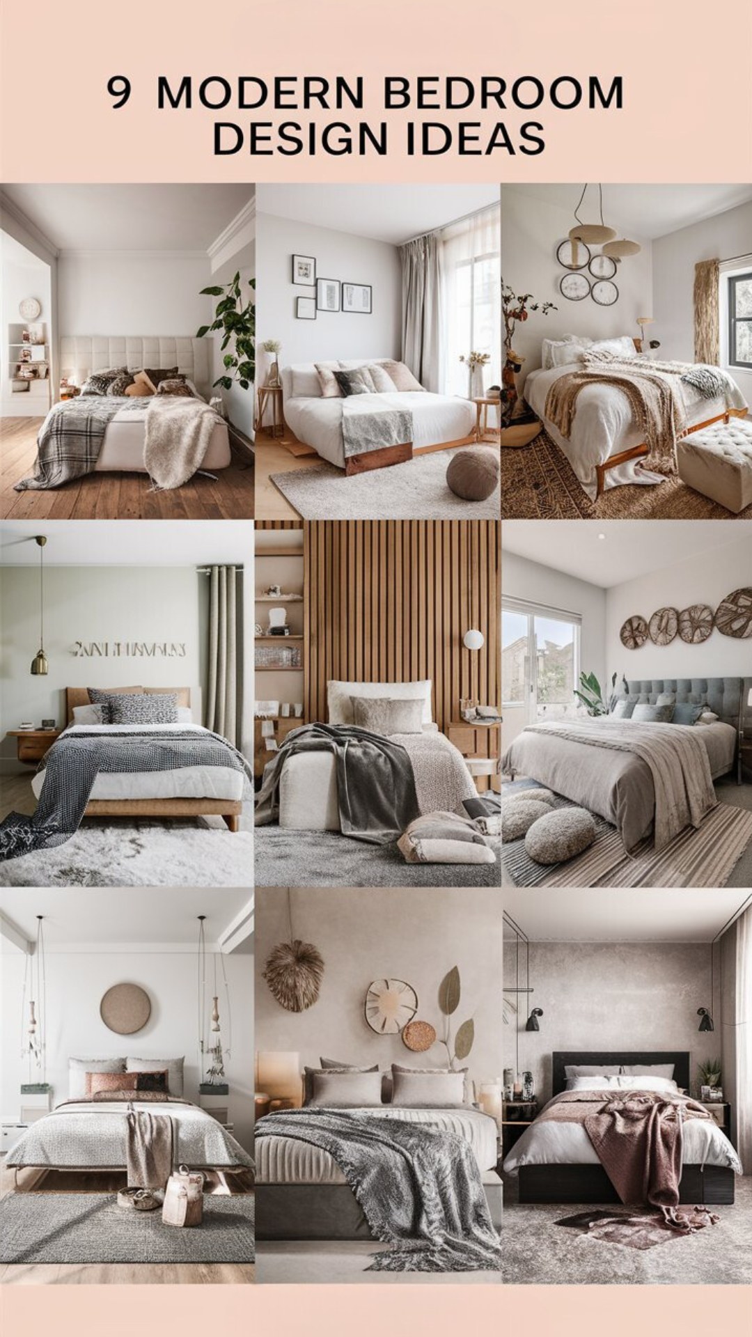 9 Modern Bedroom Design Ideas