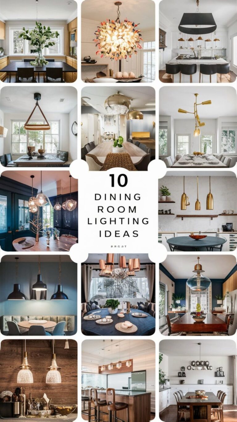 10 Creative Dining Room Lighting Ideas to Refresh Your Space