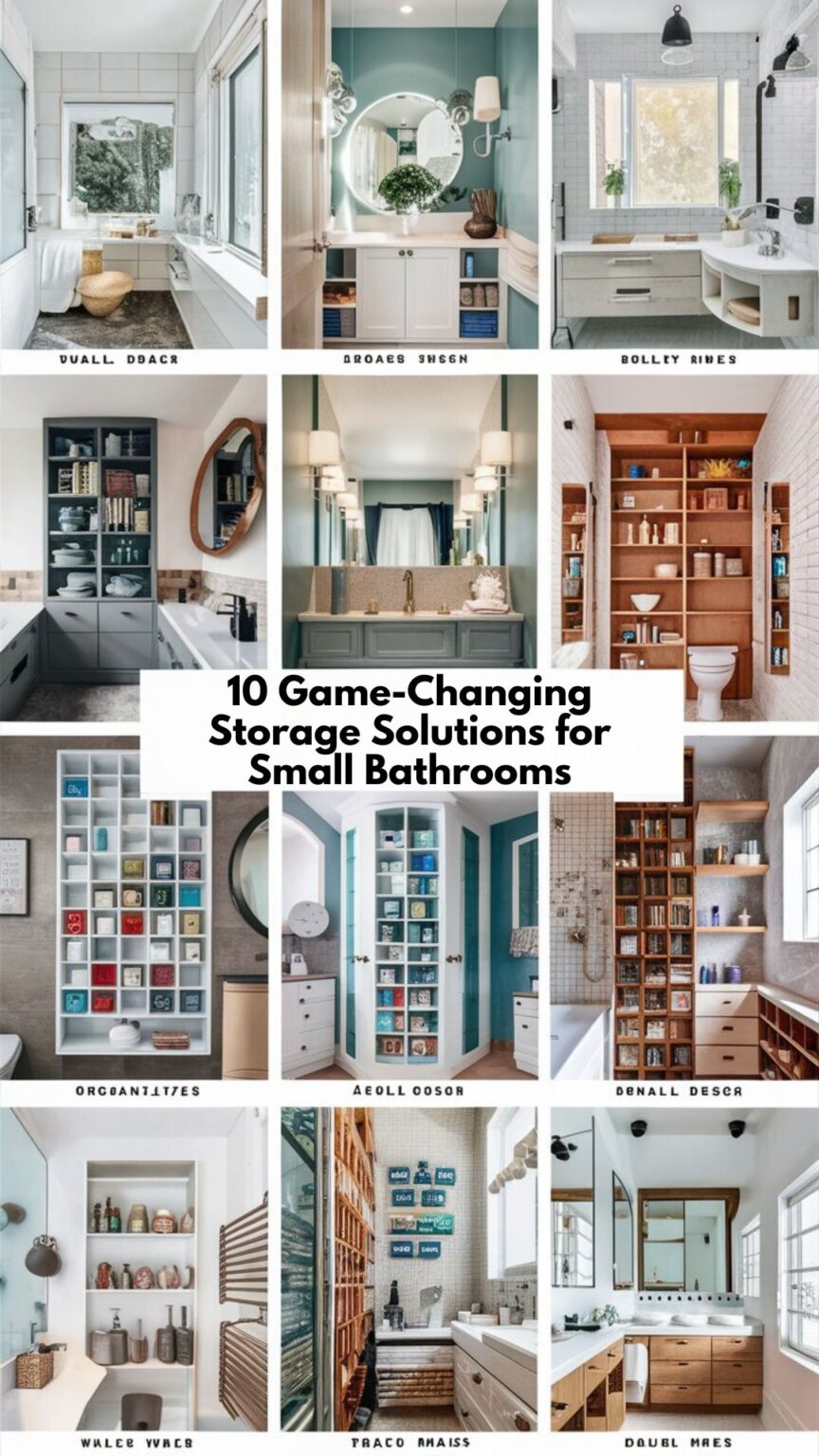 10 Small Bathroom Design Ideas with Storage Solutions to Keep Your ...