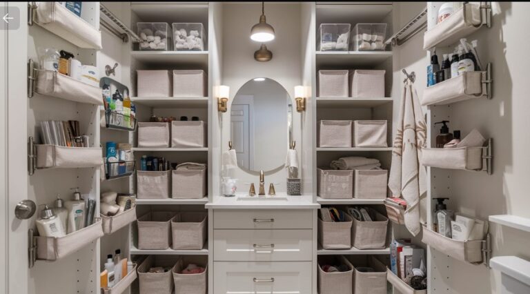 10 Small Bathroom Design Ideas with Storage Solutions to Keep Your ...