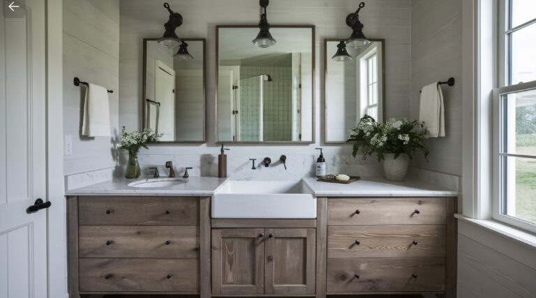 15 Farmhouse Bathroom Ideas to make Your Home Look Amazing - Home Experts