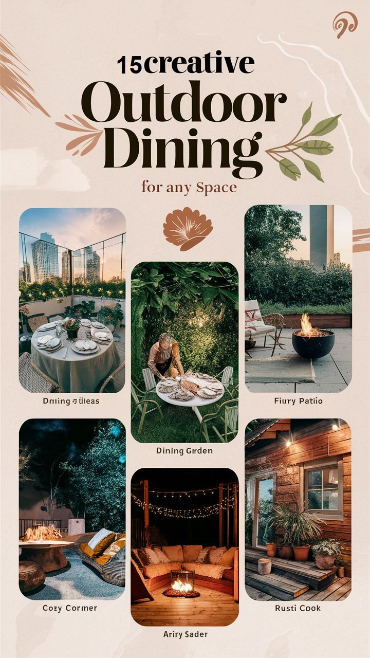 Dine Under the Stars: 15 Creative Outdoor Dining Ideas for Any Space ...