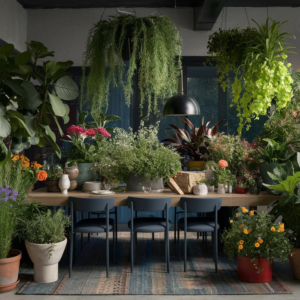 Decorate with Potted Plants