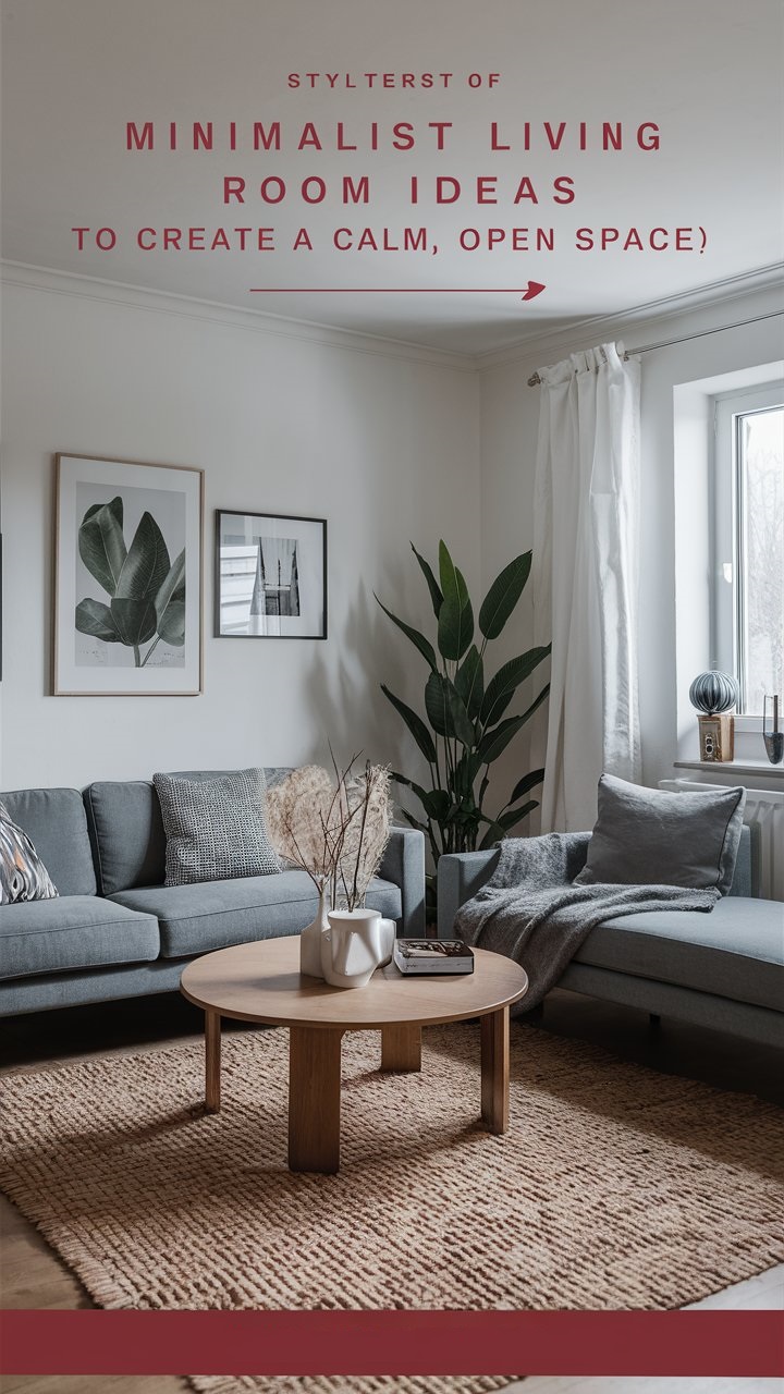 Image showcasing 15 Minimalist Living Room Ideas to Create a Calm, Open Space - Home Experts