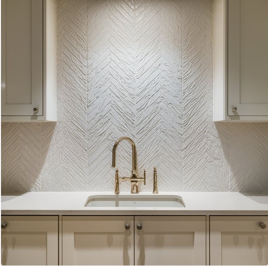 Textured Backsplash