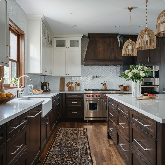  Two-Tone Cabinetry