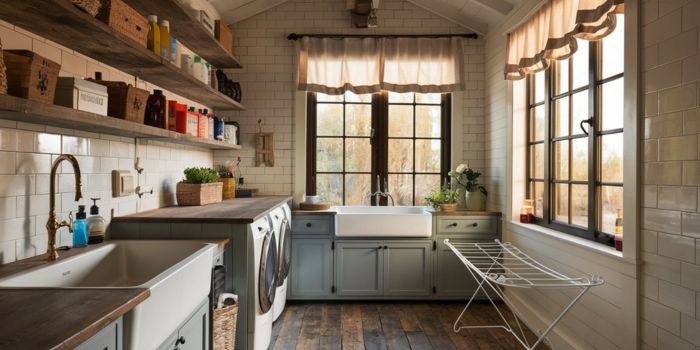 Modern Farmhouse Laundry Room Ideas You Will Love