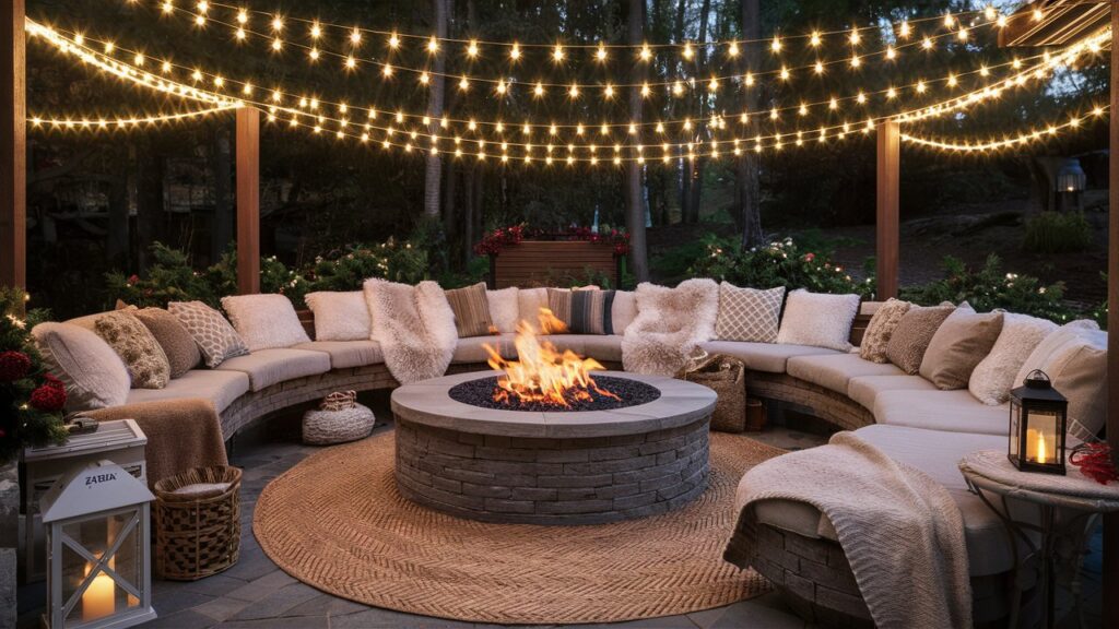 Cozy Fire Pit Area