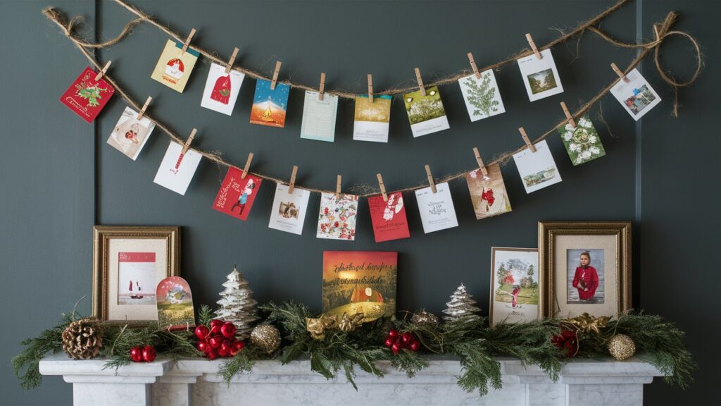 Display Holiday Cards Creatively