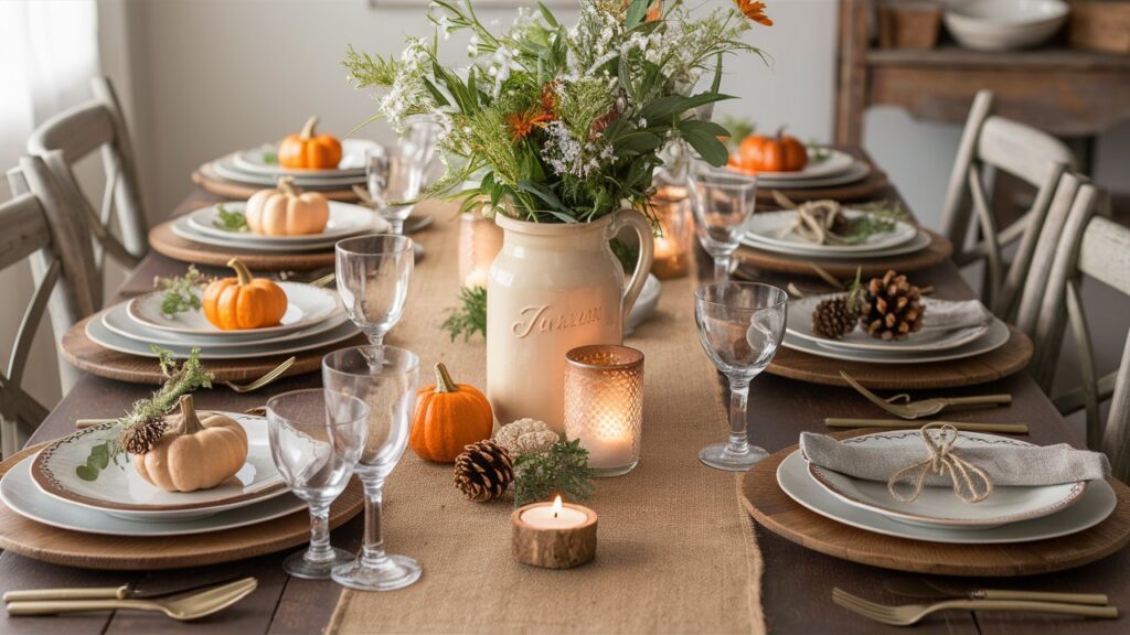 Farmhouse Table Settings