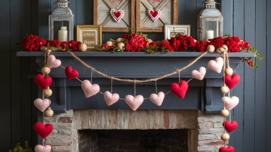 Felt Heart Garlands