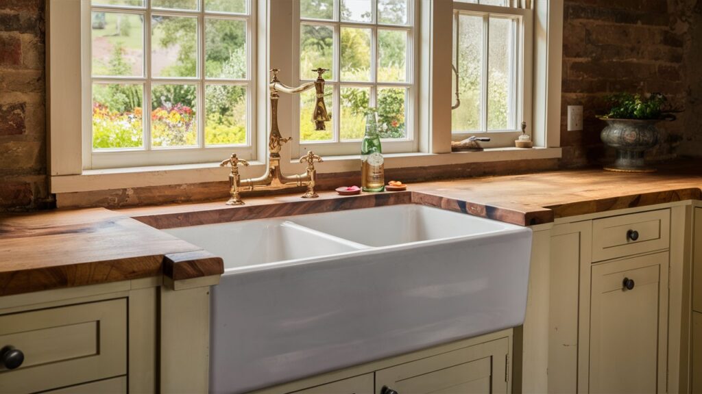  Incorporate a Farmhouse Sink