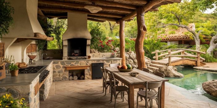 Rustic Outdoor Kitchens Ideas Where Comfort Meets Nature