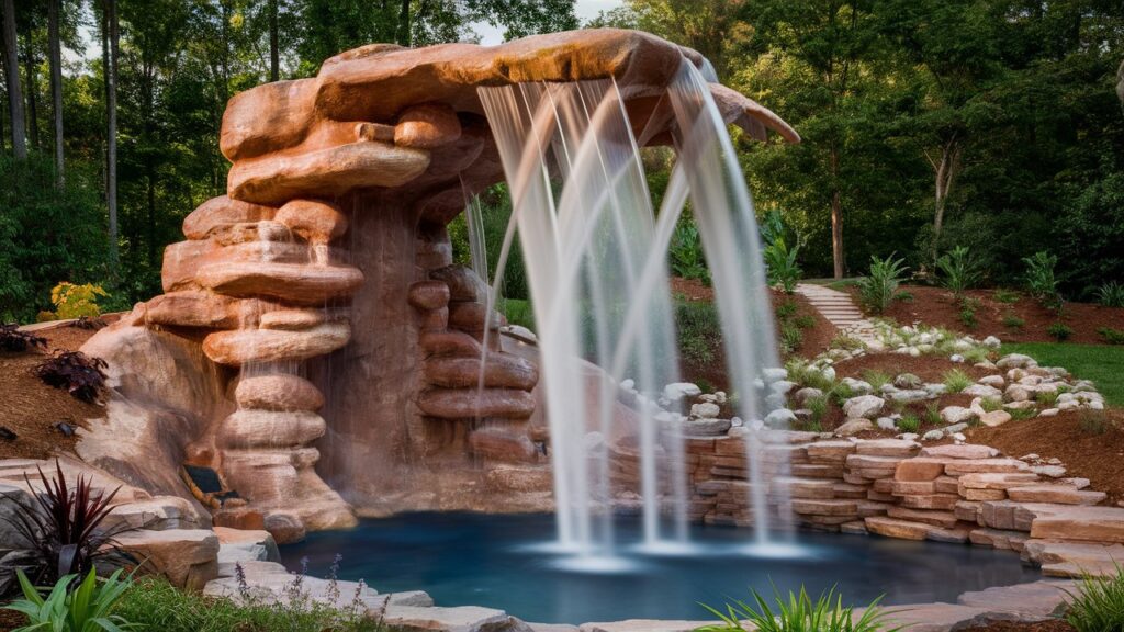 Sculptural Waterfall