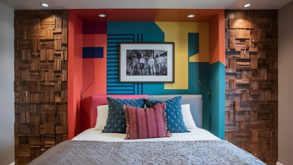 Utilize Colorful Accent Walls