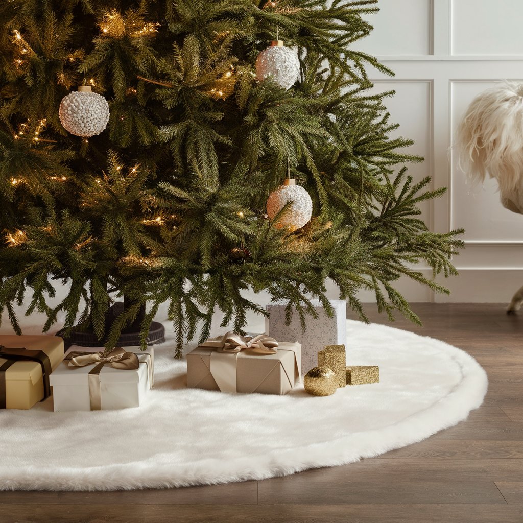 White Christmas Tree Skirt