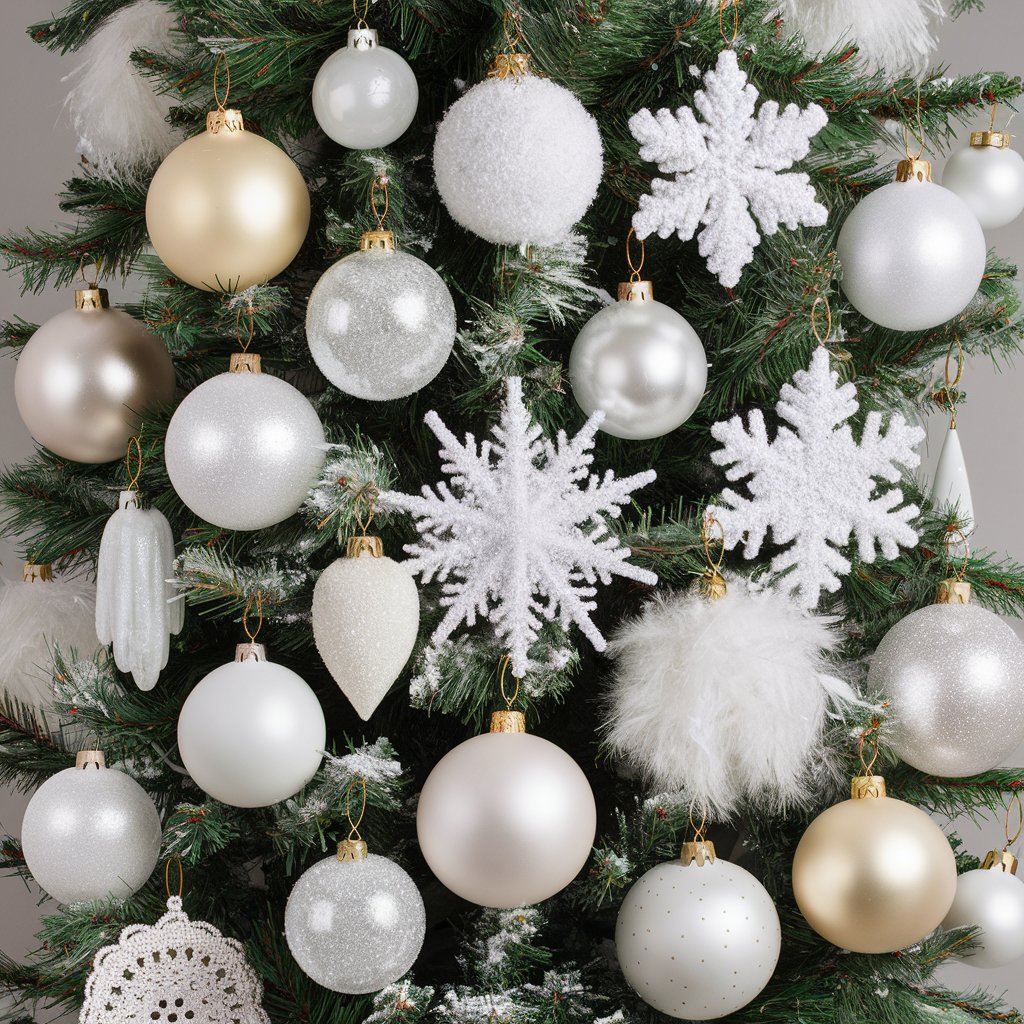 White Ornament Collection