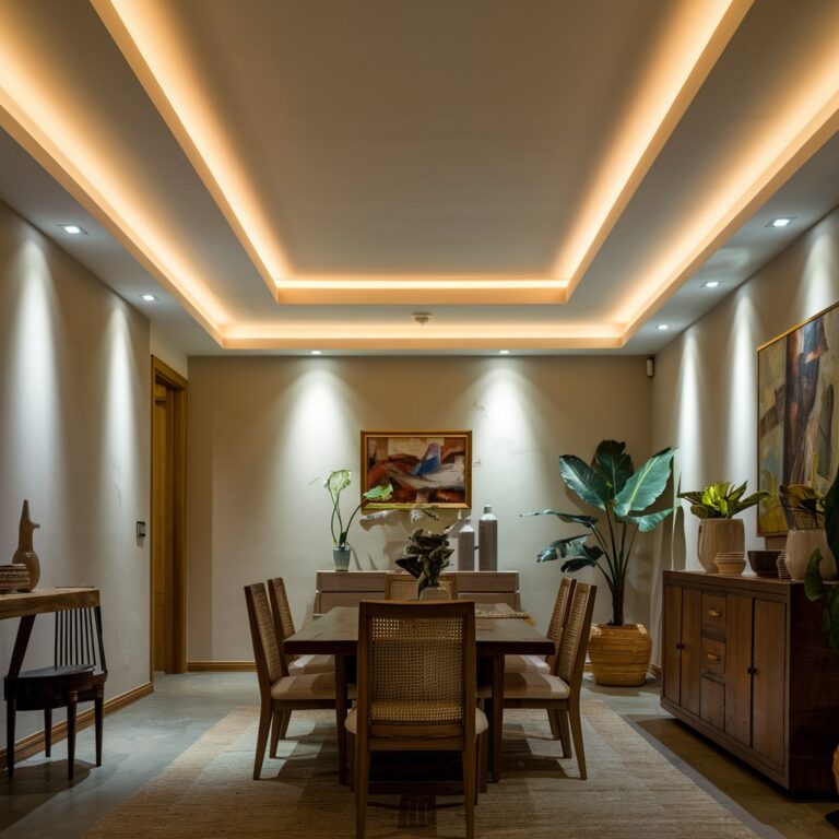 15 Brilliant Dining Room Lighting Ideas for Low Ceilings to Transform ...