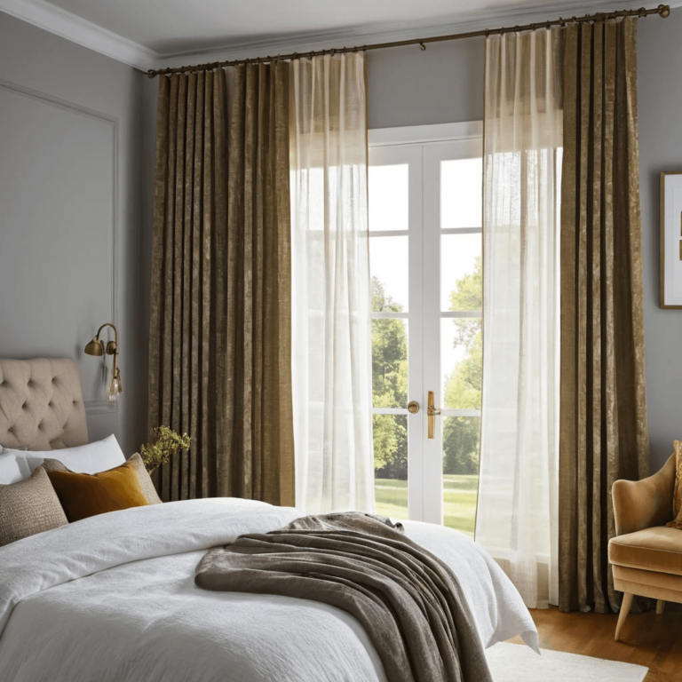 17 Bedroom Curtains for Large Windows Ideas for a Modern Look - Home ...
