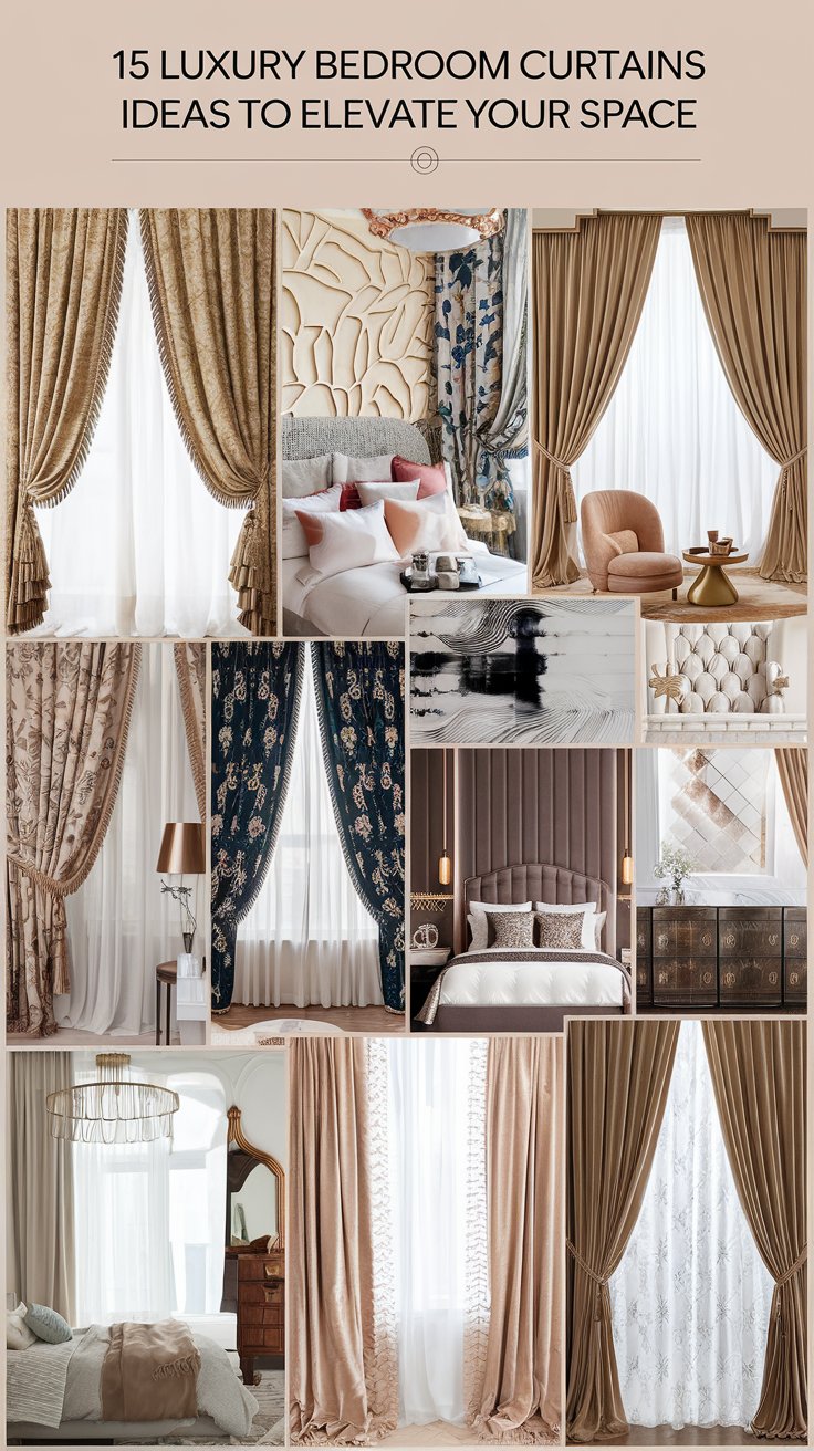 15 Luxury Bedroom Curtains Ideas to Elevate Your Space - Home Experts