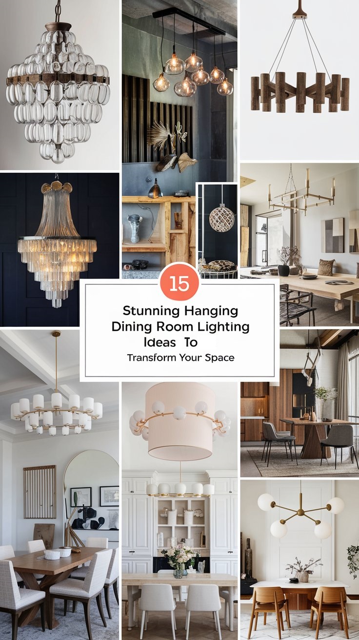 15 Stunning Hanging Dining Room Lighting Ideas to Transform Your Space ...