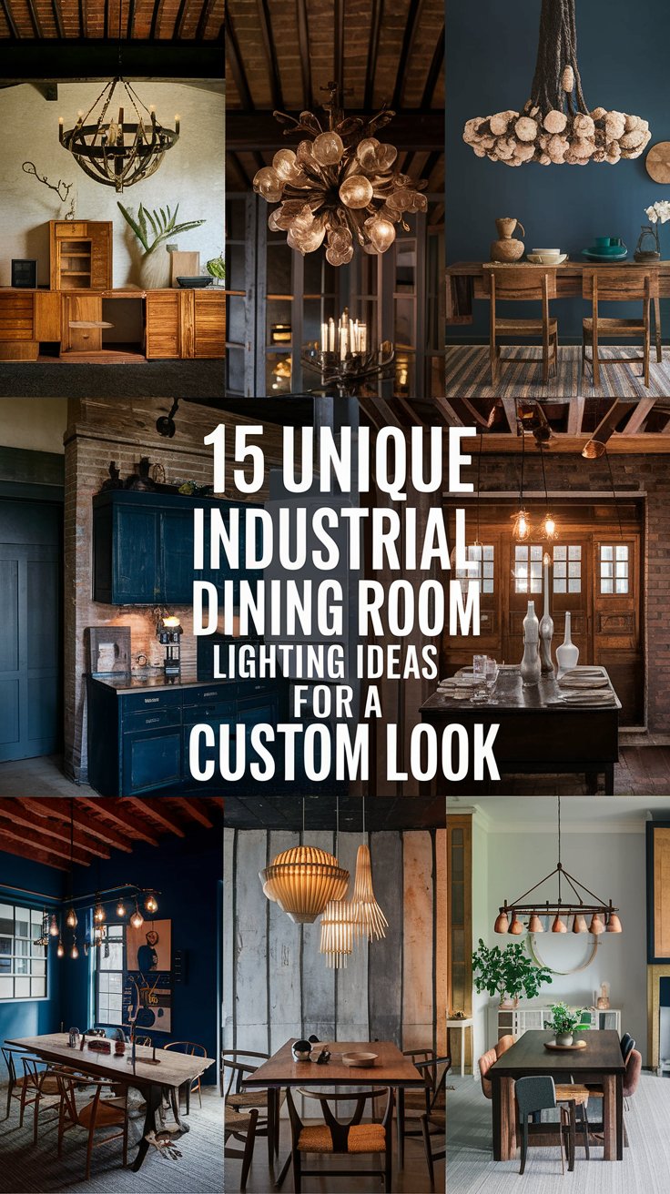 Photo inspiration: Visual Reference: 15 Unique Industrial Dining Room Lighting Ideas For A Custom