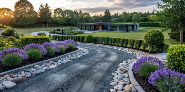 14 Gravel Driveway Landscaping Ideas for a Modern Look