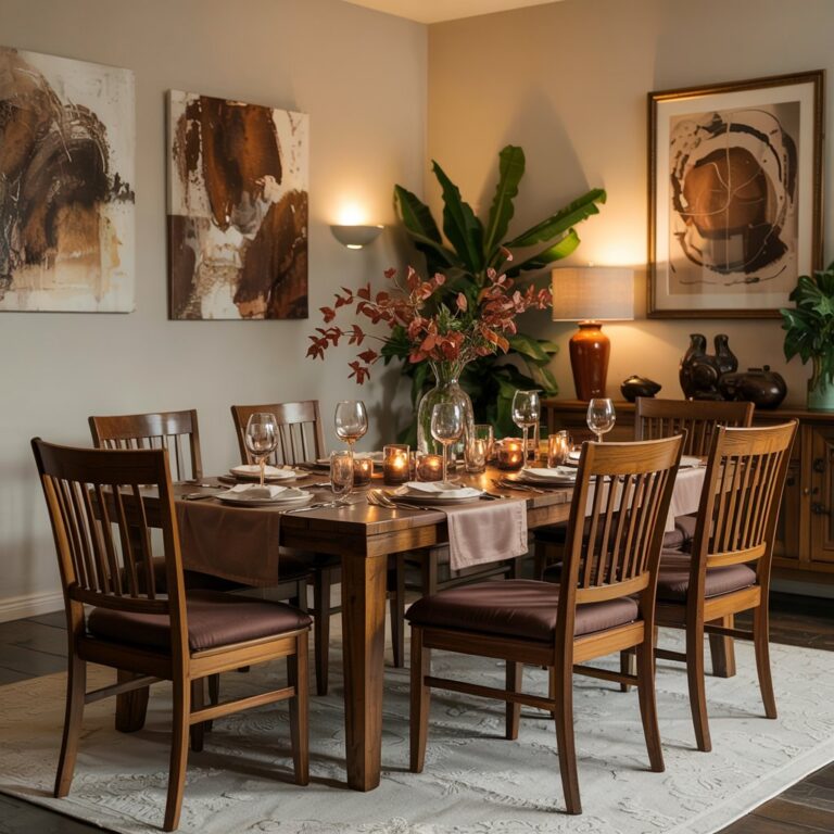15 Brown Dining Room Ideas for a Cozy Home - Home Experts