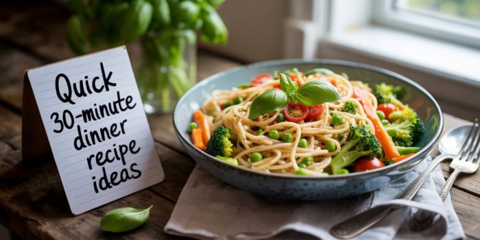 12 Quick 30-Minute Dinner Recipe Ideas