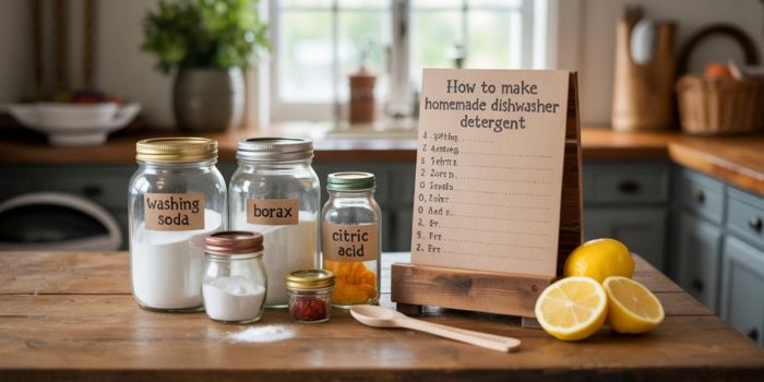How to Make Homemade Dishwasher Detergent