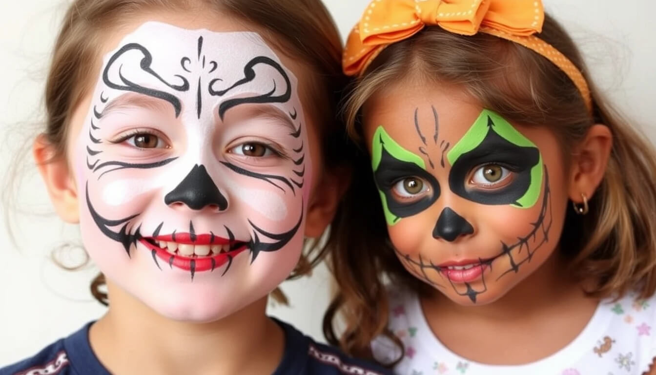 12 Halloween Face Paint Ideas for Kids