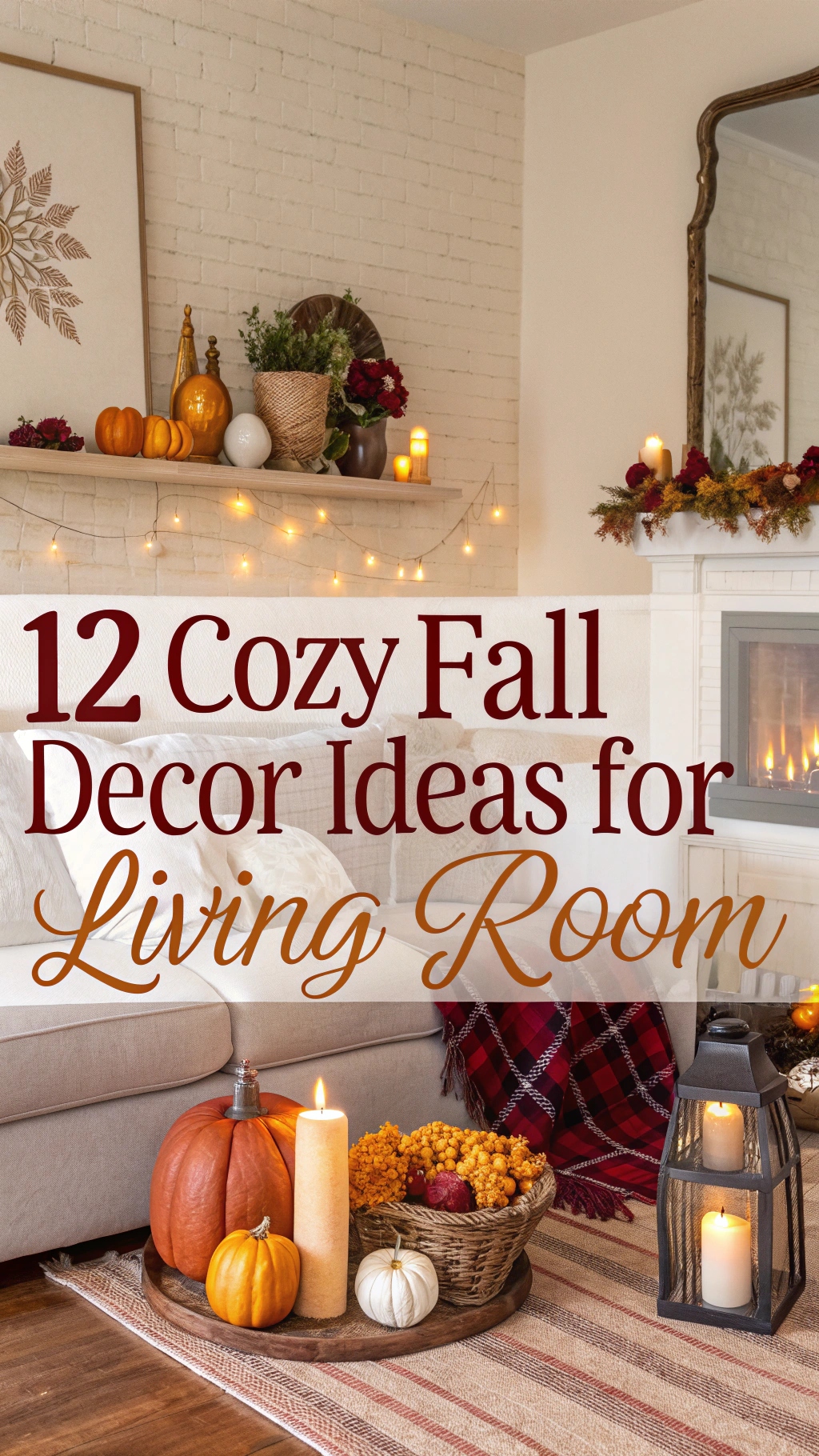 12 Cozy Fall Decor Ideas for Living Room - Home Experts