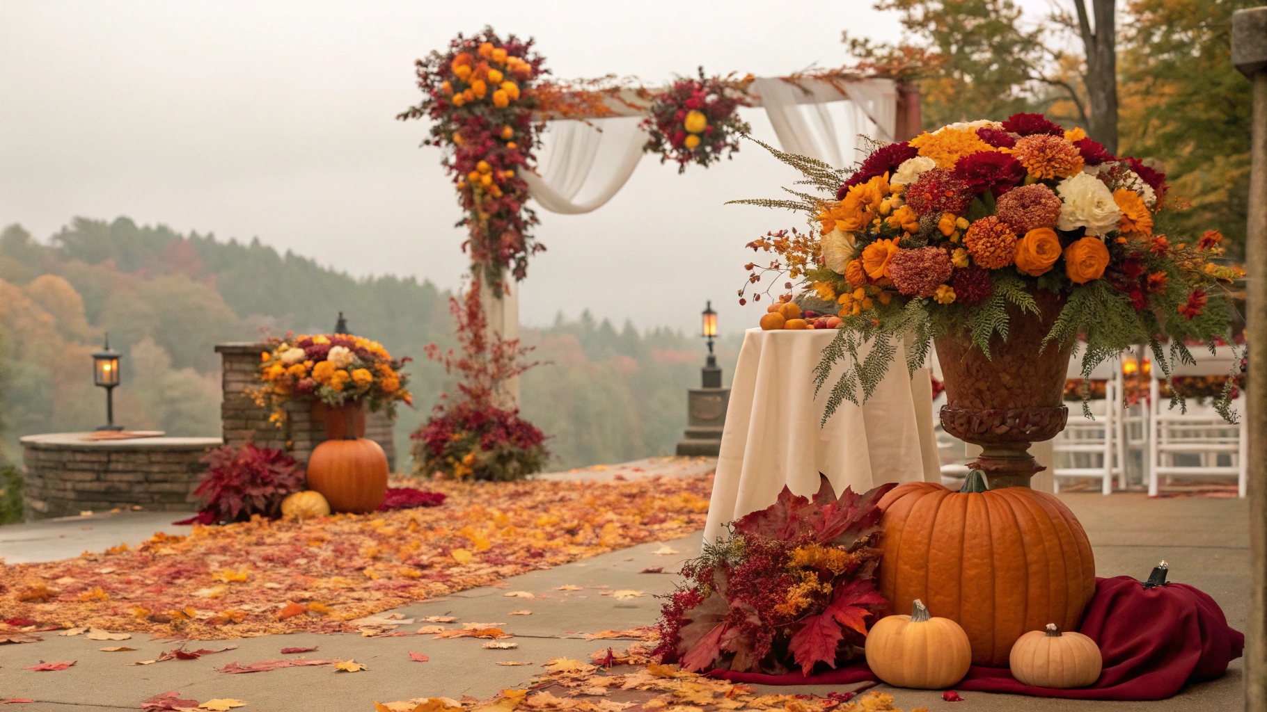 12 Fall Wedding Themes and Colors Ideas