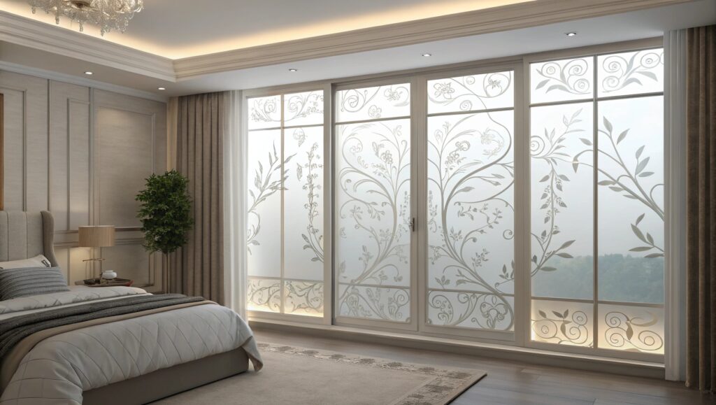 15 Stunning Frosted Glass Bedroom Window Designs Ideas for a Modern Look