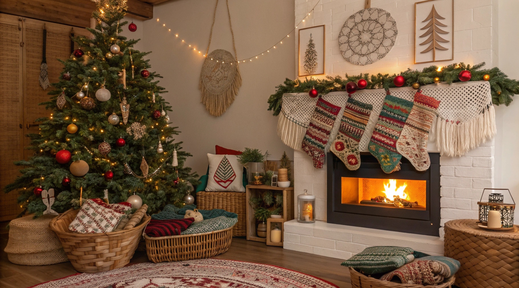 12 Boho Christmas Decor Ideas