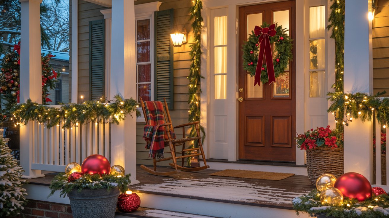 12 Front Porch Christmas Decorating Ideas