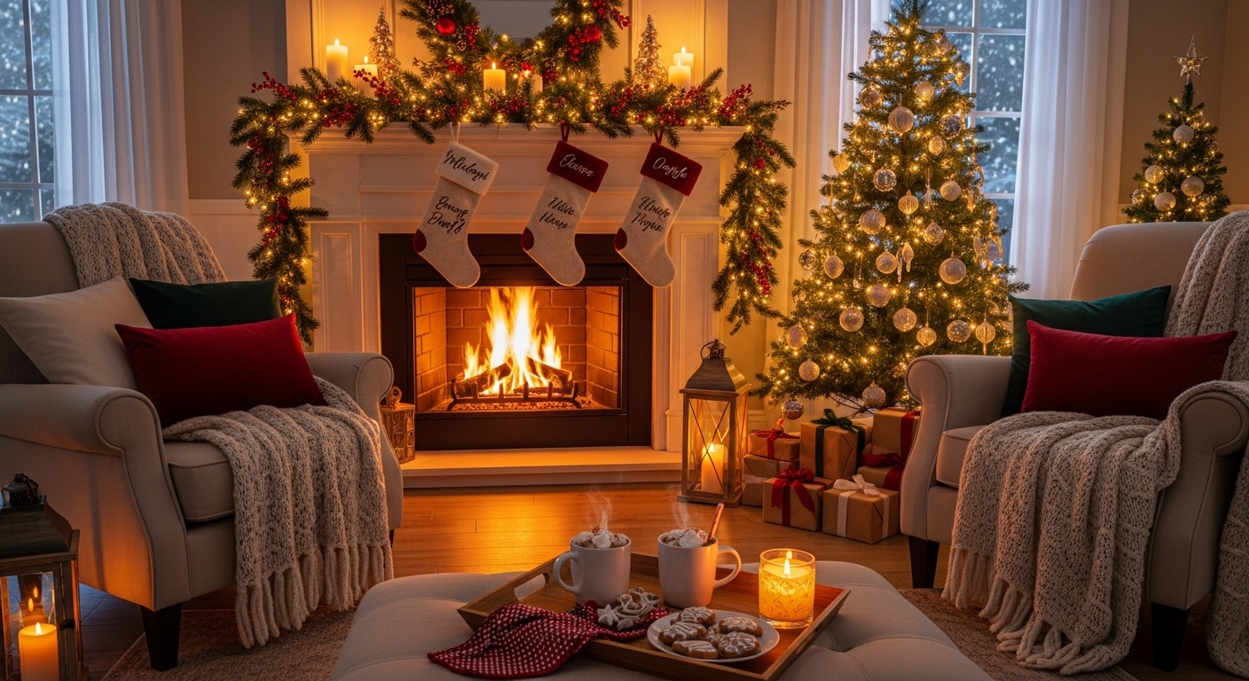 12 Romantic Christmas Decor Ideas for a Cozy Holiday Season