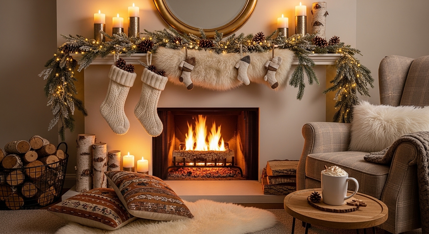 12 Winter Fireplace Styling Ideas to Warm Up Your Home