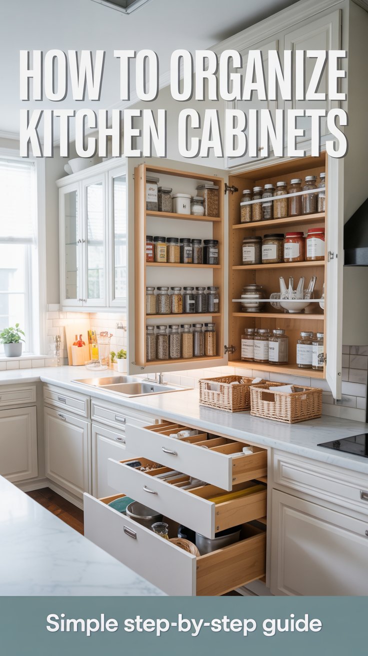 How to Organize Kitchen Cabinets - Home Experts