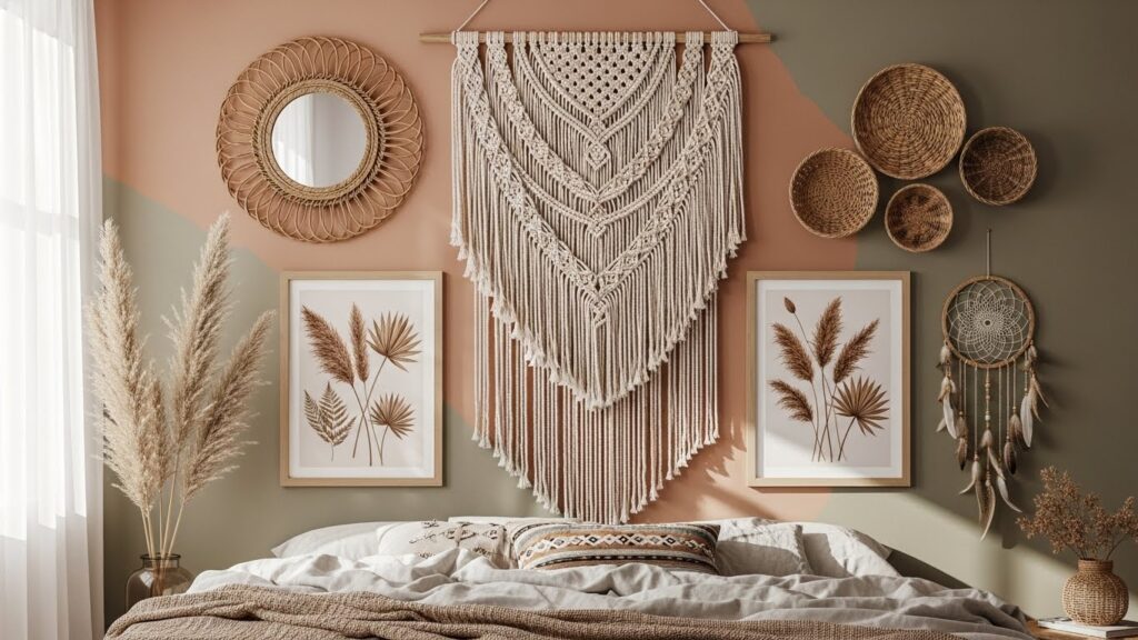 12 Boho Bedroom Wall Art Ideas to Transform Your Space