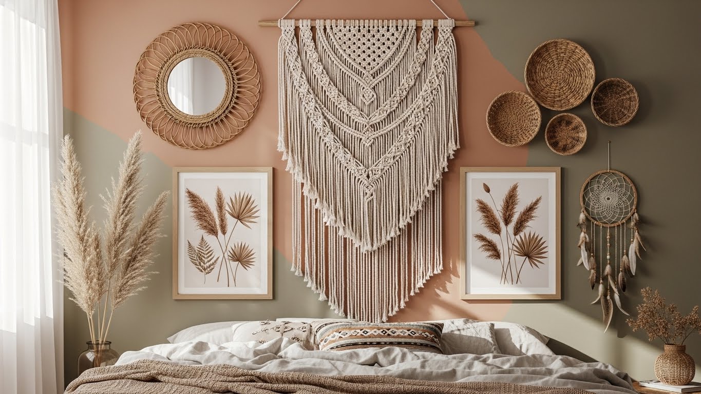 12 Boho Bedroom Wall Art Ideas to Transform Your Space