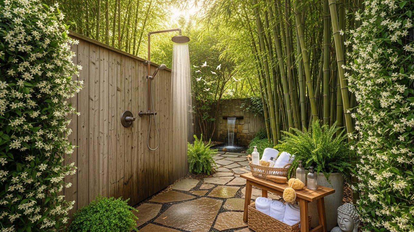 12 Outdoor Shower Ideas for Ultimate Backyard Bliss