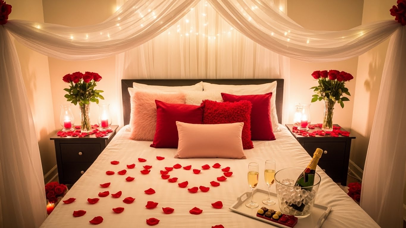 12 Romantic Valentine Bedroom Decor Ideas