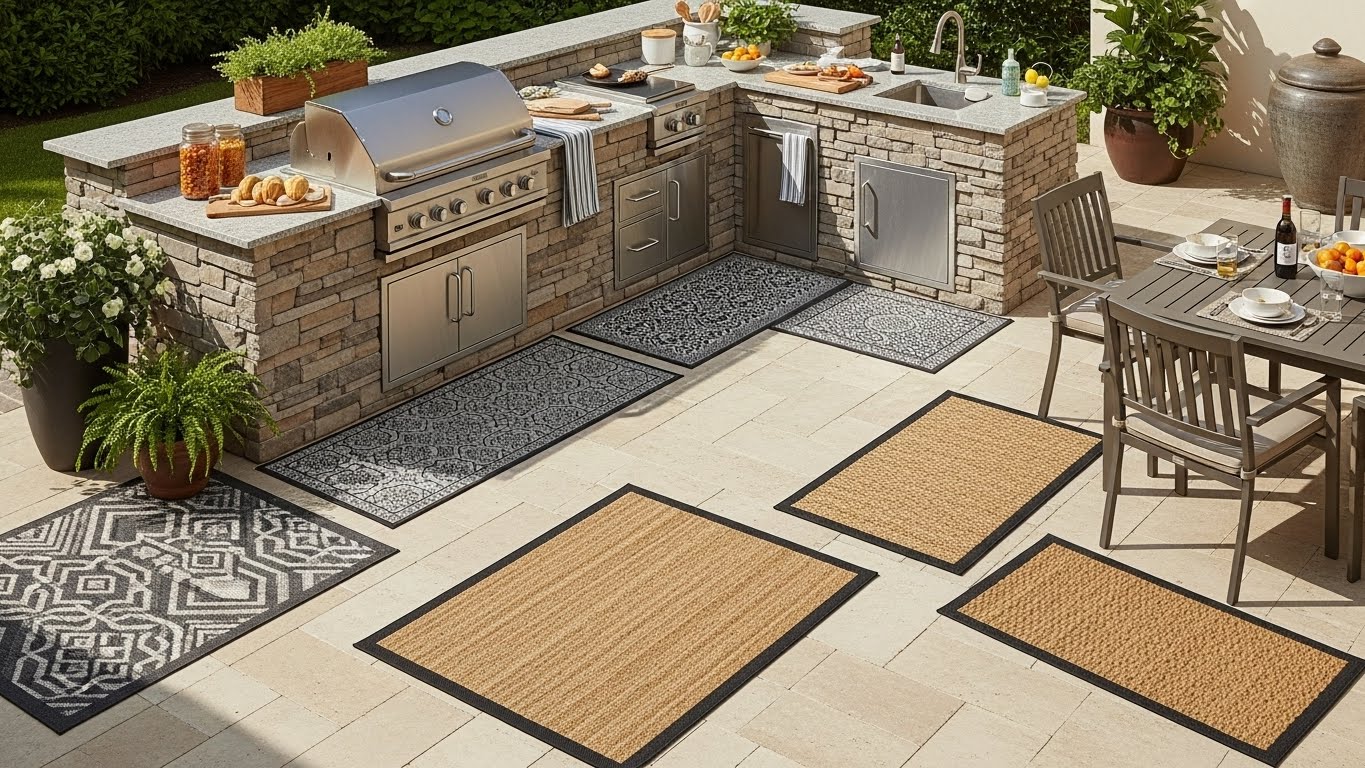 How to Select Outdoor Kitchen Rugs and Mats