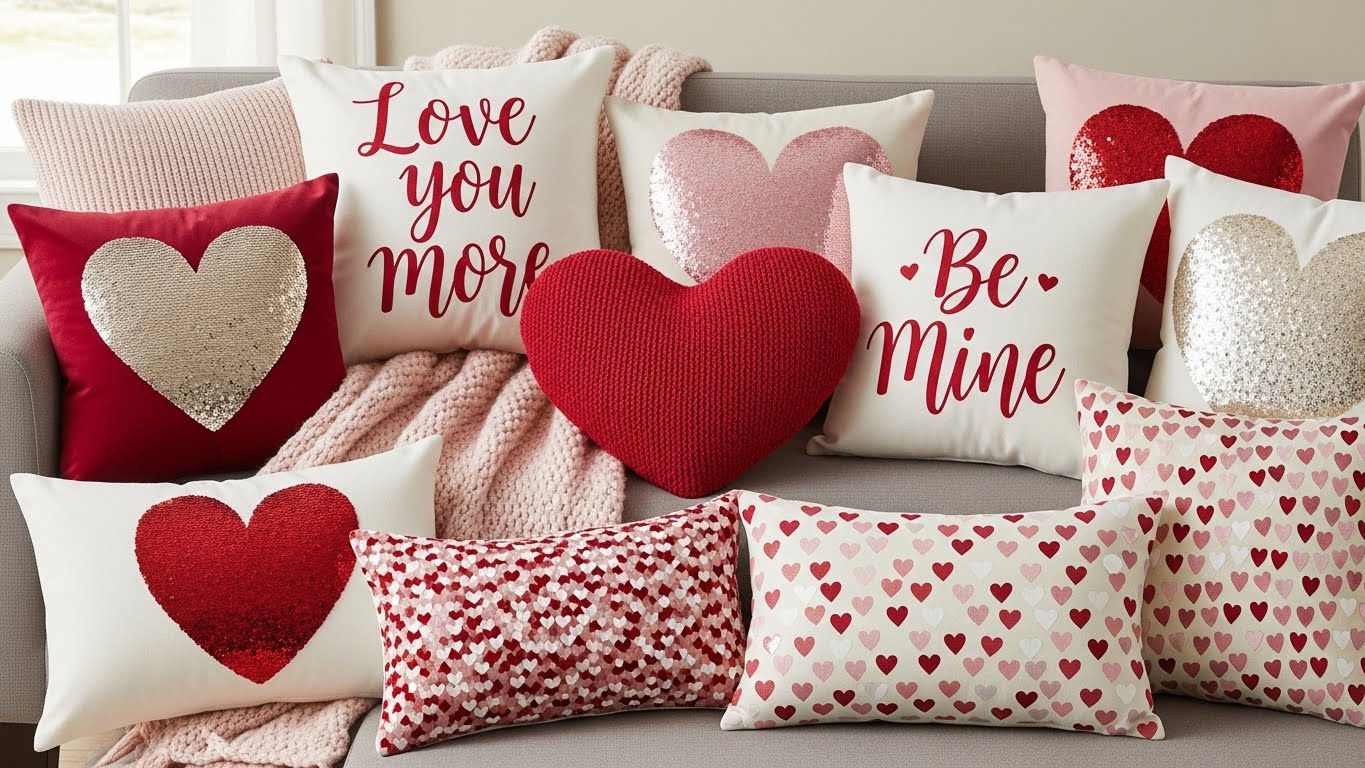 12 Best Valentine's Themed Throw Pillows