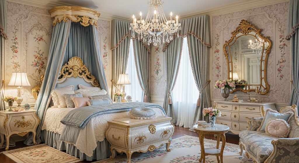 12 Rococo Revival Bedroom Decor Ideas for a Palace-Worthy Sleep