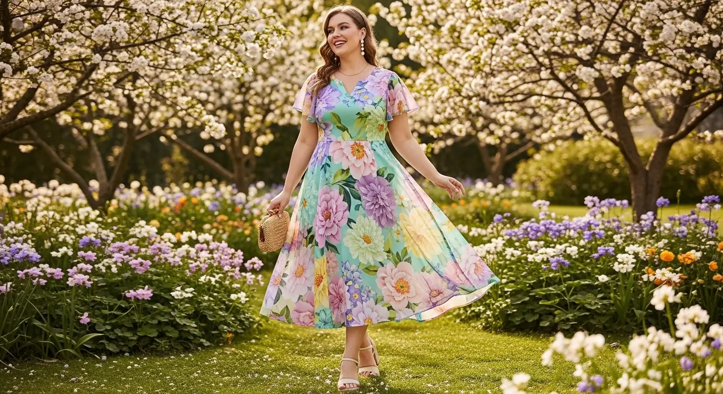 12 Plus Size Easter Dress Outfit Ideas to Bloom in Style