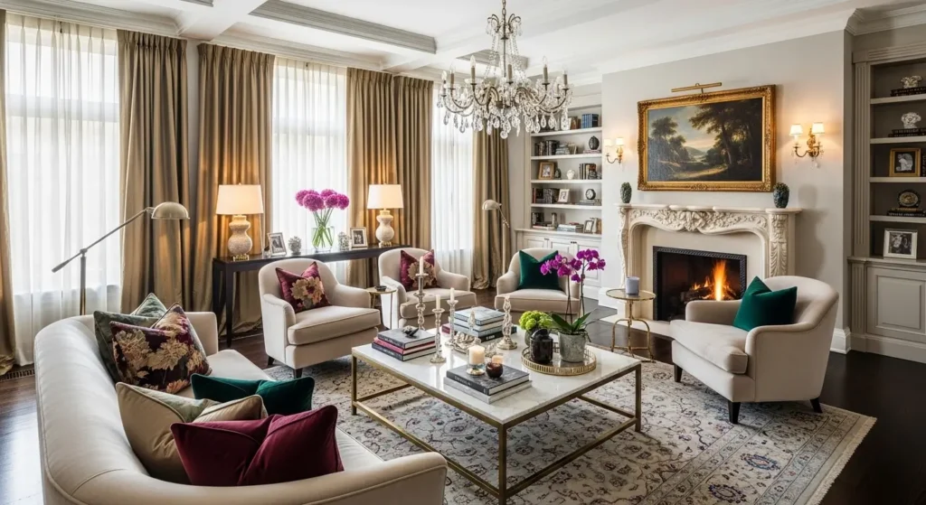 Tips for Perfecting Your Luxury Living Room Interior Design