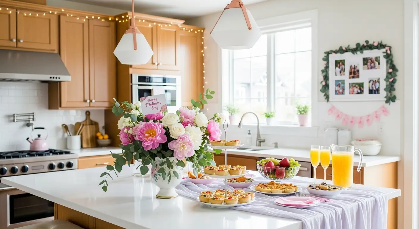 Open Concept Kitchen Decor Ideas for Mother's Day