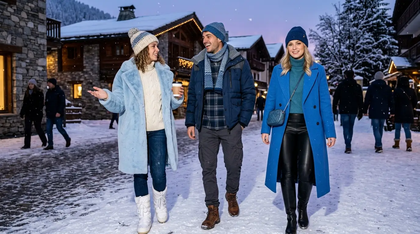 12 Cool Blue Winter Outfits